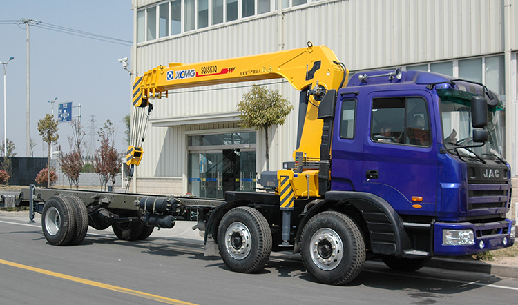 XCMG Official New SQ8SK3Q 8ton Crane Telescoping Boom truck Mounted Crane for Sale